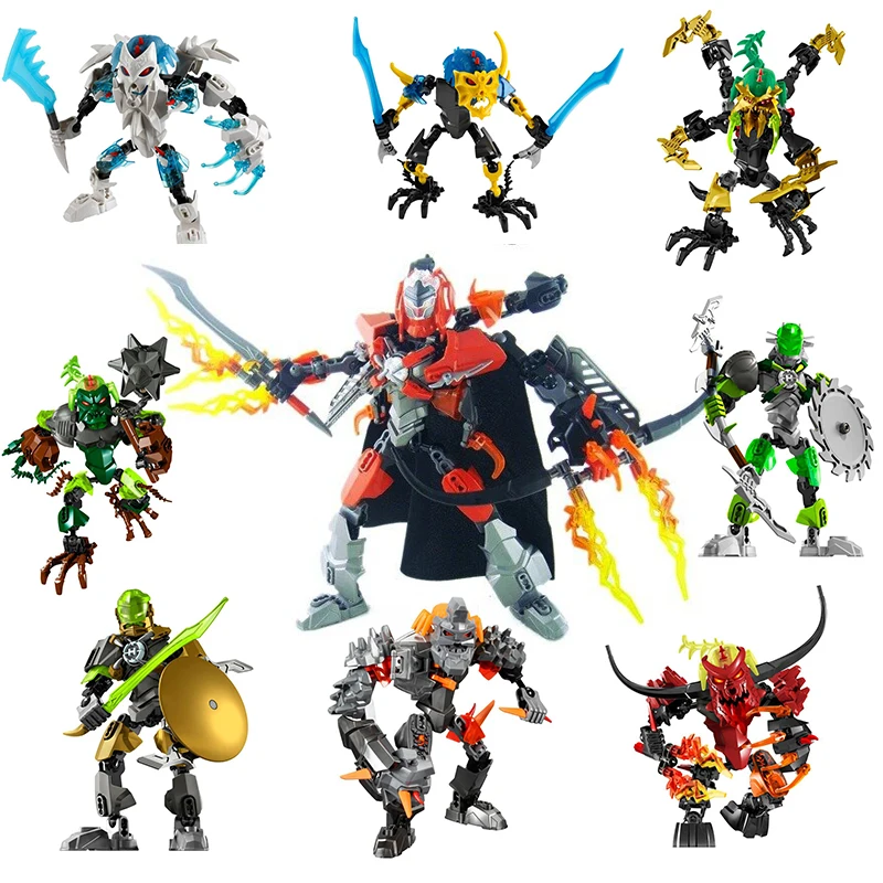 NEW Star Warrior Soldiers Hero Factory Building Blocks Superhero FURNO BREEZ Set Robot Action Bricks Figures Toys For Boys Gifts