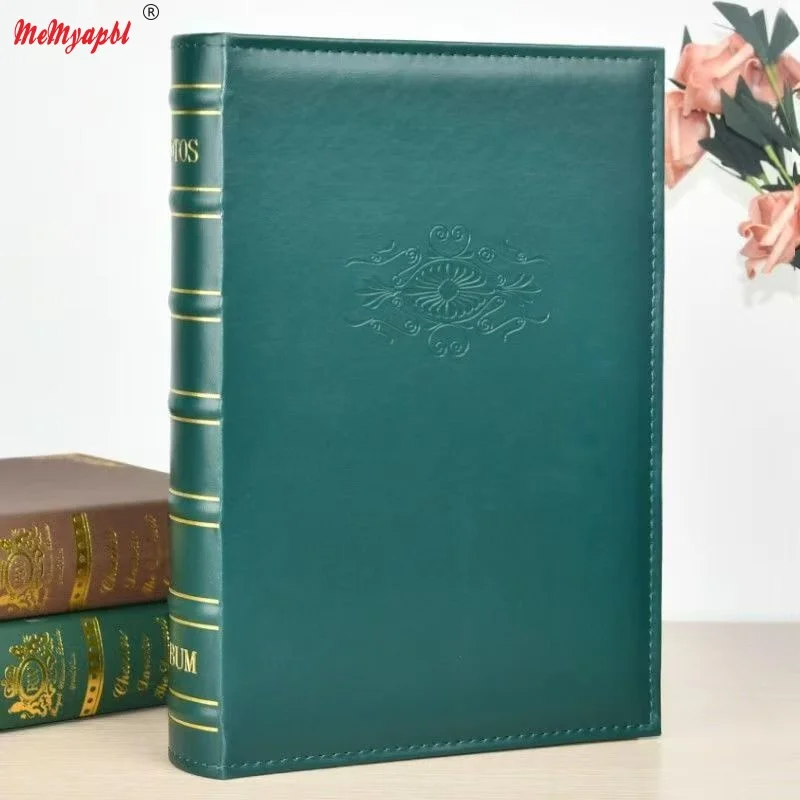 

4D Photo Album Big 6 Inches Imitation Leather PU Cover 4.5*6" Picture Album Welding Gift Tour Autograph Book Christmas Day Gift