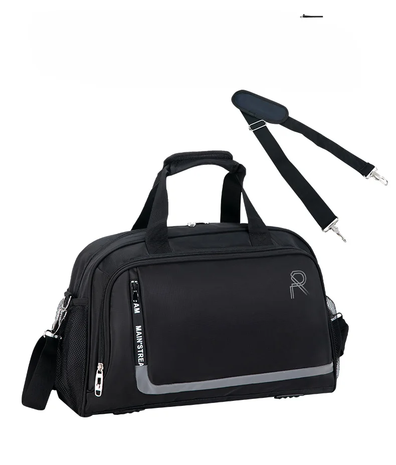 Short distance travel large capacity waterproof sports yoga bag, can be set with a pull rod for dry wet exercise_voghion.com