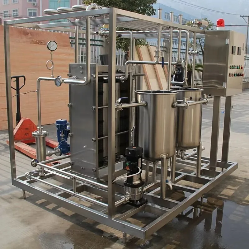 Full Automatic Small Plate Pasteurizer Milk Pasteurization Machine