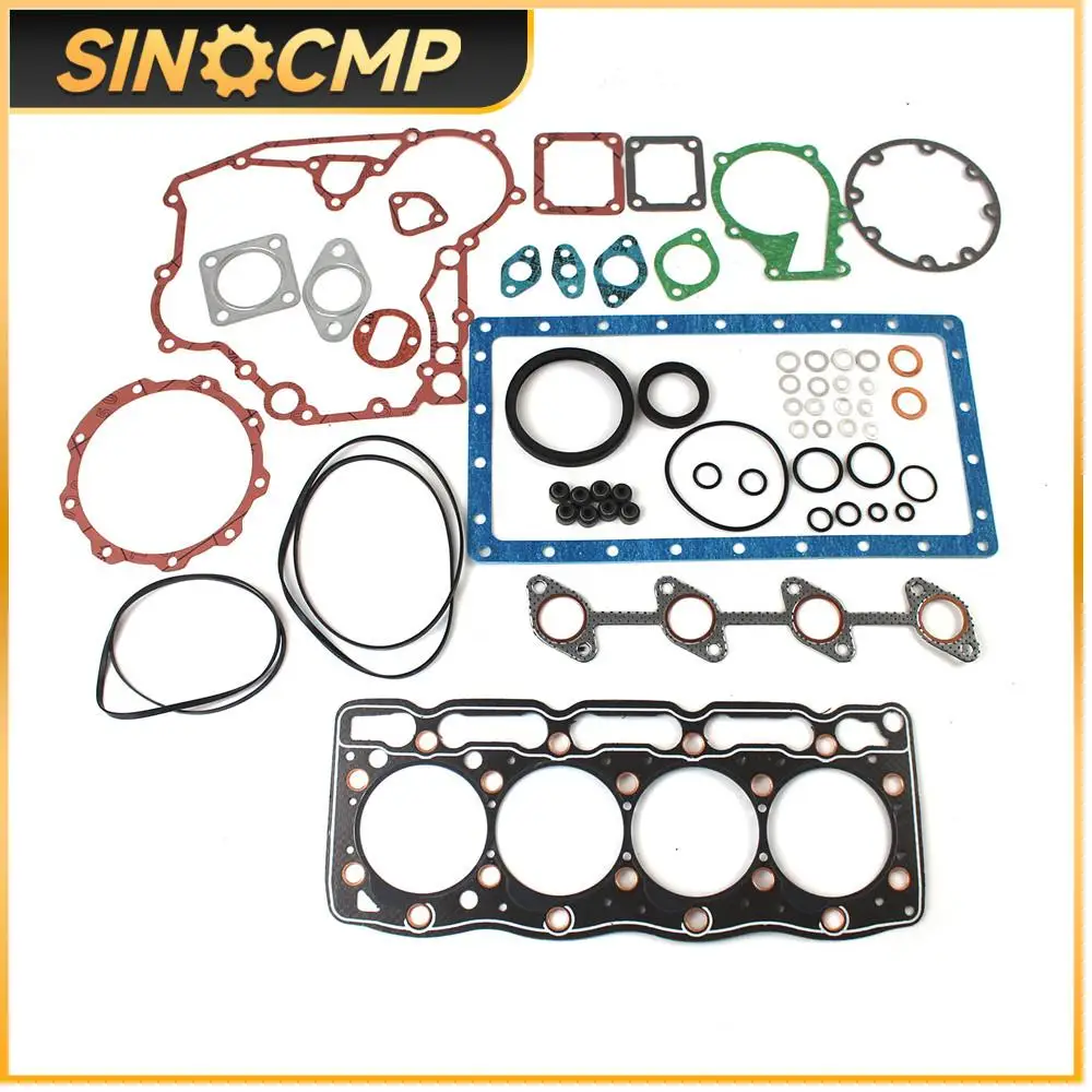 

1Set V1505 V1505D V1505T V1505-E Full Engine Gasket Kit Set For Kubota Tractor 16285-99352 Excavator Replacement Parts