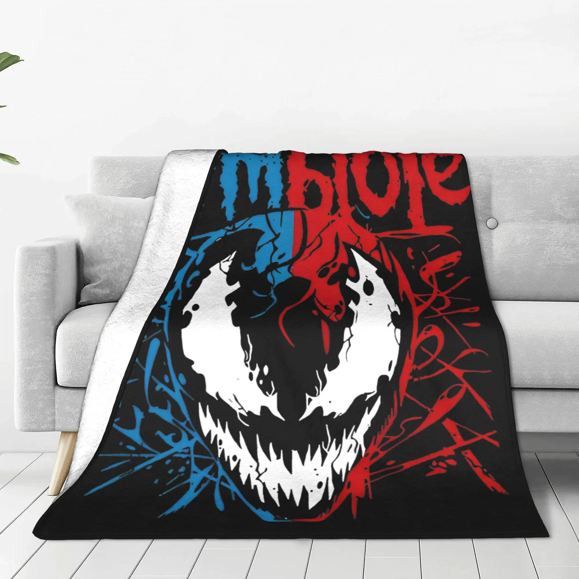 

Gifts Carnage Venom Blanket Flannel Throw Blankets Bedding Couch Decoration Soft Warm Bedspreads