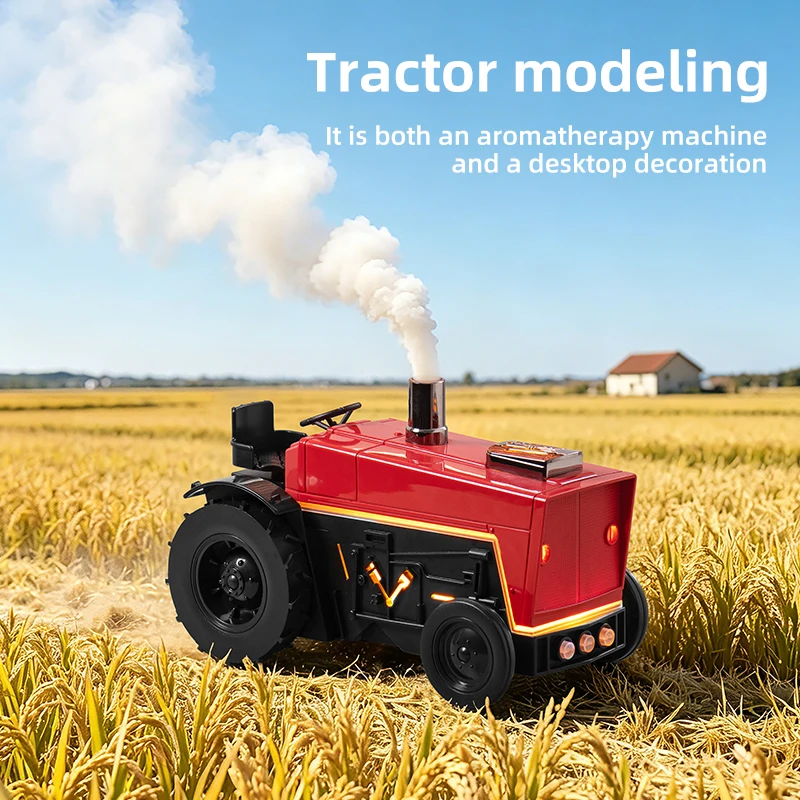Tractor humidifier, Fragrance Diffuser, Retro Tractor Design, Desktop Home Decoration, Essential Oil Diffuser, for Christmas