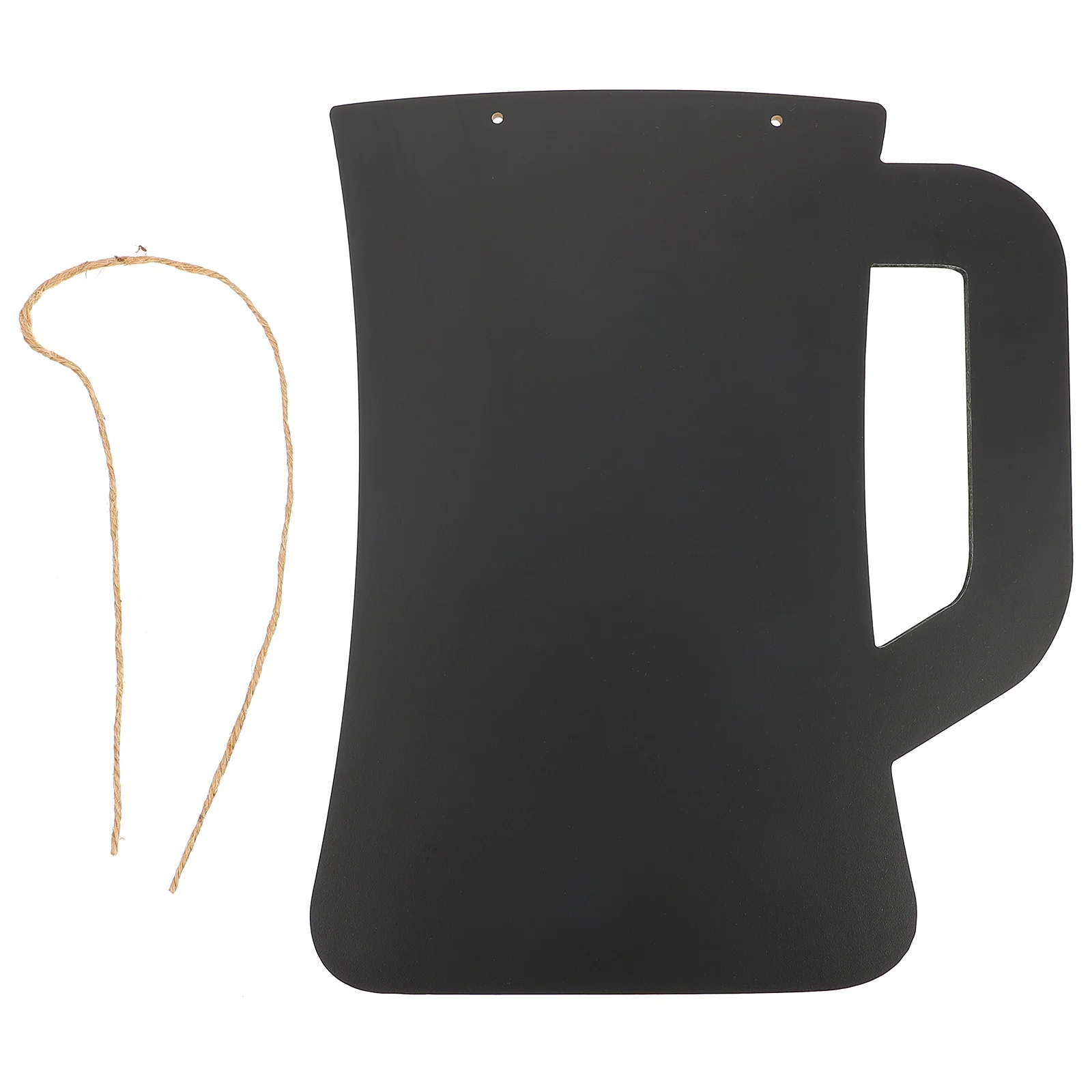 

Beer Mug Shaped Hanging Blackboard Wooden Chalkboard Premium Message Board for Coffee Shop Restaurant Garden Decor Photo Prop