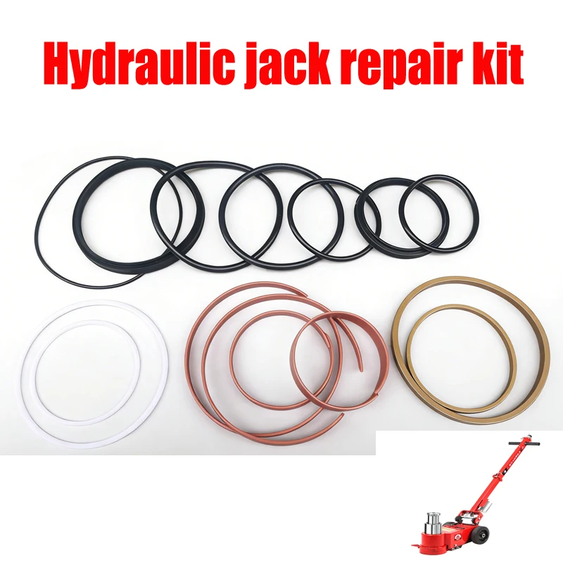 

80T 90T 100T 120T horizontal pneumatic hydraulic jack, cylinder sealing ring, top oil seal, booster complete set repair