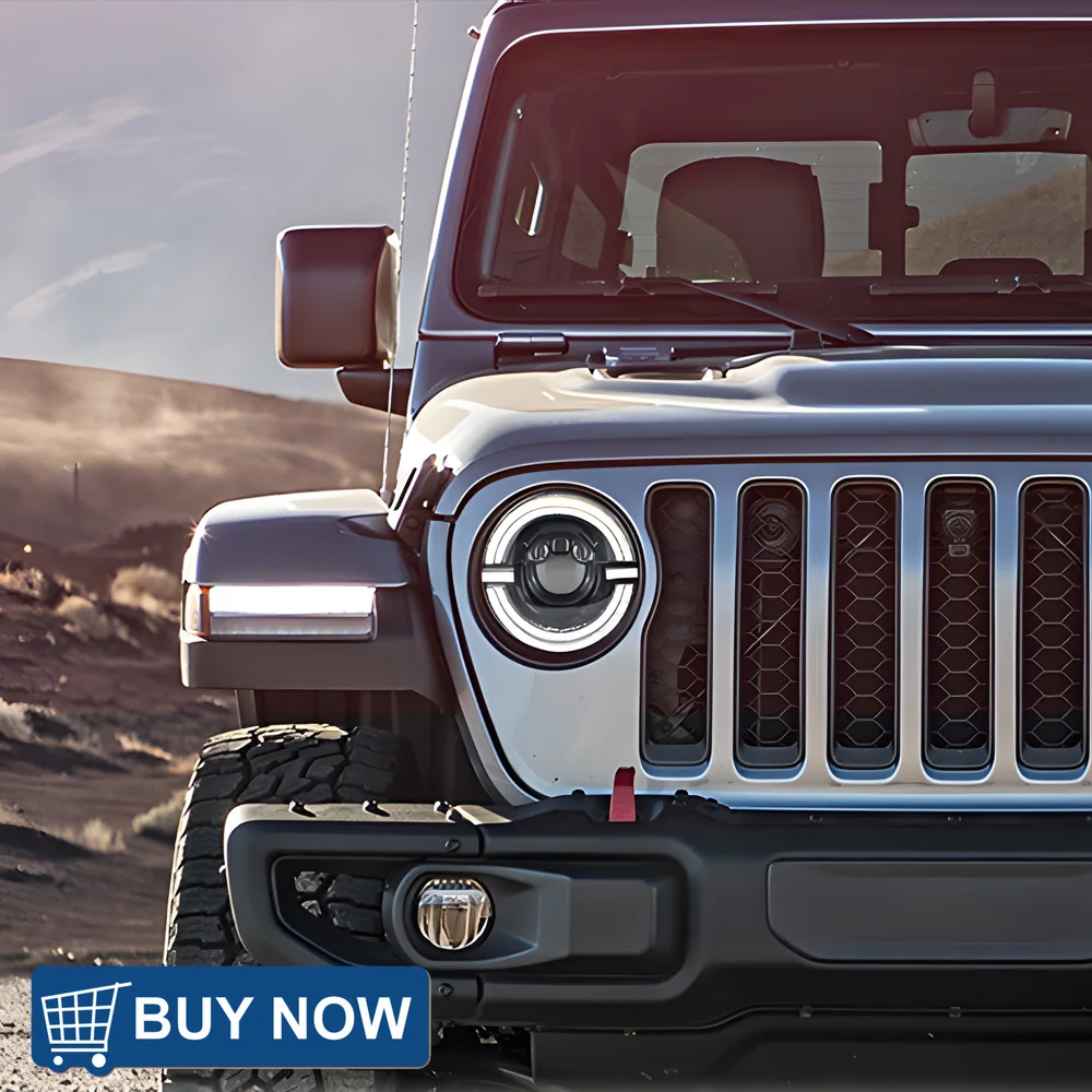 

Для Jeep Wrangler 2018-2021 автомобильные передние фонари в сборе, обновленный светодиодный эффект запуска, линза проектора Plug and Play, аксессуары для инструментов