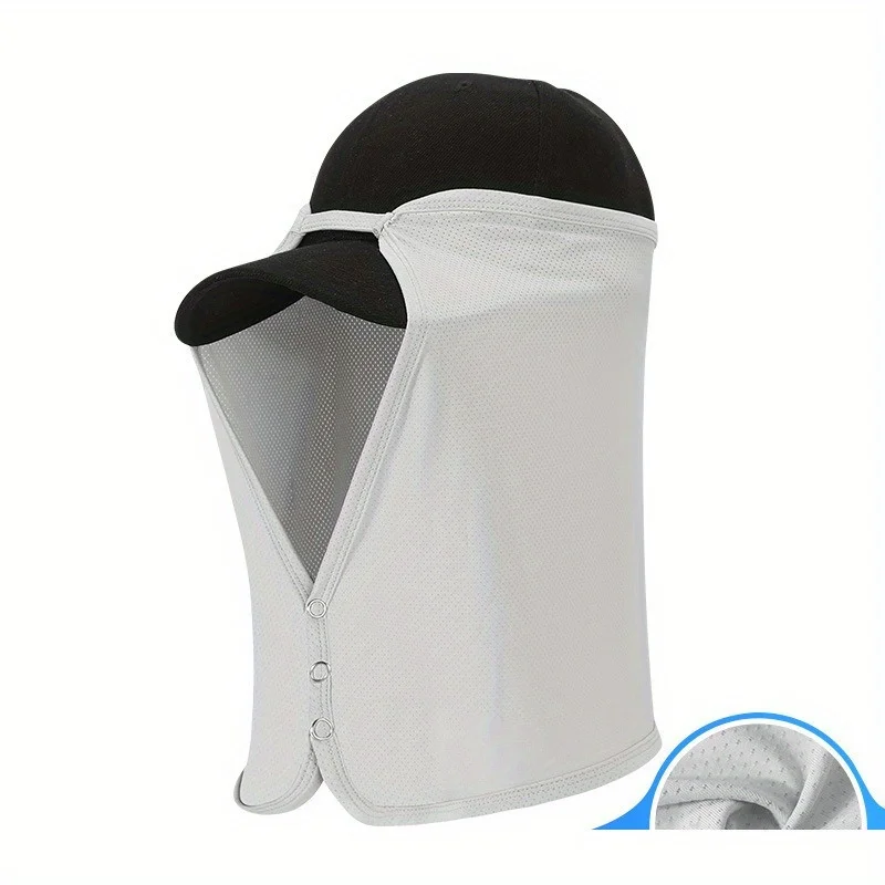 قناع الحرير الجليدي للحماية من أشعة الشمس في الصيف والمشي لمسافات طويلة وصيد الأسماك ومنع البعوض للحماية من الأشعة فوق البنفسجية #5