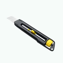 Utility Knife Heavy-duty Aluminum Trimming Tool18mm Snap-Off Blade Cutter Safety Paper Box Cutters Durable School Pocket Knives