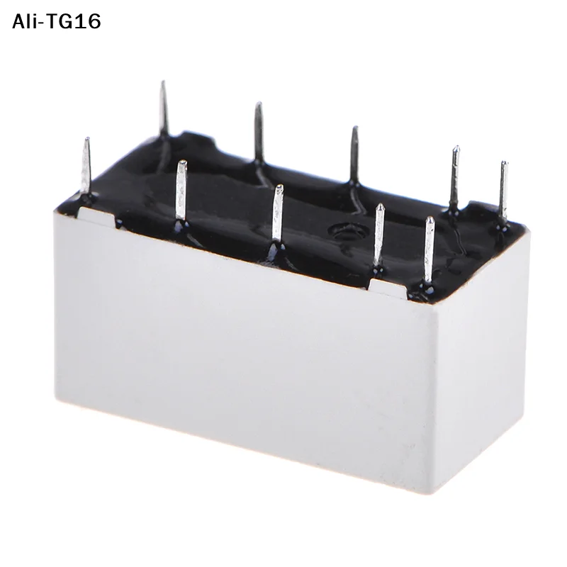 【YY】1Pc 2026 New 5V Coil Bistable Latching Relay DPDT 30VDC 2A 1A 125VAC HFD2/005-S-L2-D Realy