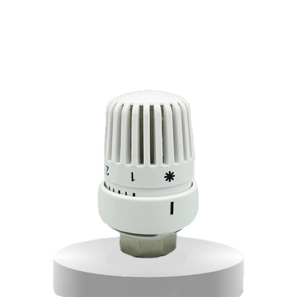 M30x1.5 Radiator Thermostat Head Adjustable Temperature Control Valve With 5 Levels Frost Protection For Home Heating System
