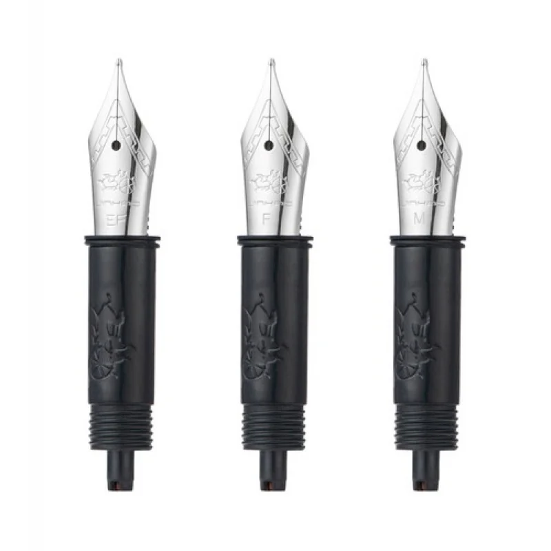 A+ 3 pezzi Jinhao # 5 pennini per penna stilografica sostituiti in metallo EF/F/M per mini penna 82 88 95 100