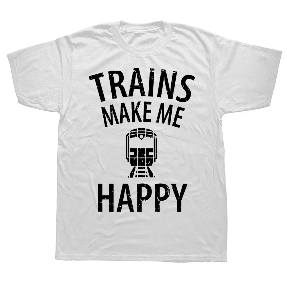 Graphic Streetwear Short Sleeve Birthday Gifts Summer Style T-shirt Mens Clothing Novelty Railwayman Trains Driver T Shirts