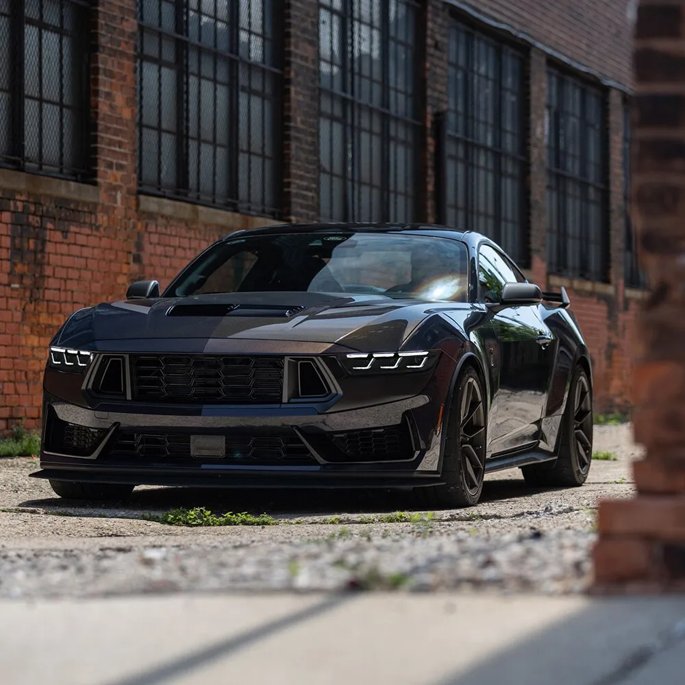 1 زوج LED المصابيح الأمامية الجمعية لفورد موستانج 2015 2016 2017 رئيس مصابيح الجمعية LH + RH بدوره إشارة الجبهة رئيس مصابيح #5