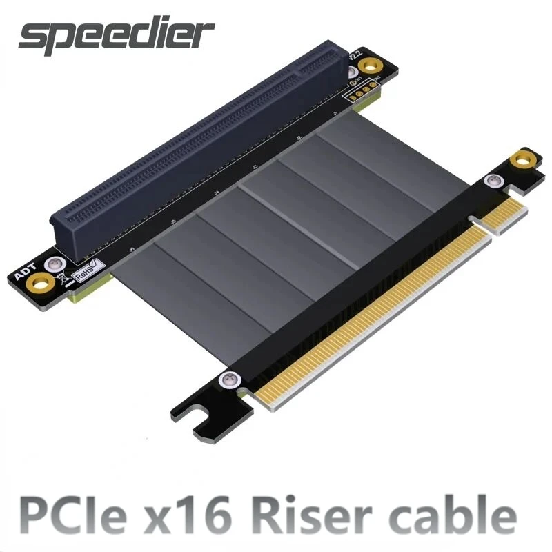 

PCI-E x16 3.0 Male to Female Riser Extension Cable Graphics Card PCI Express 16x Extender Ribbon Line 128G/bps R33SL/R33SF/R33SR