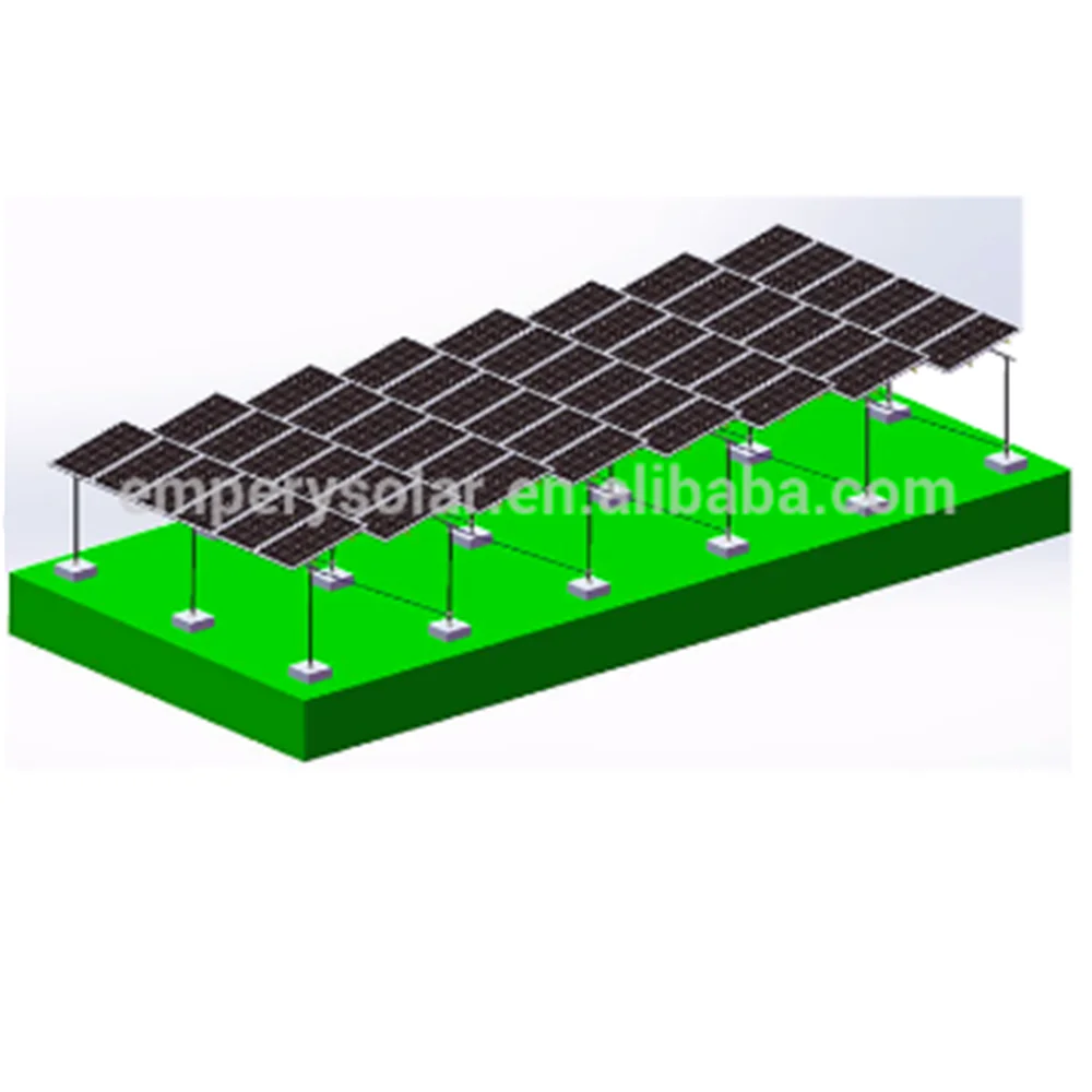 Solar Farmland Mounting System Installed by Ground Screw