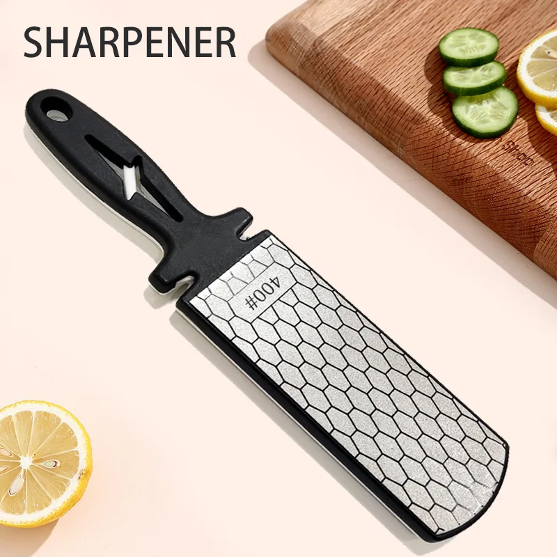 5 In1 Knife Sharpener Diamond Bars 400/1000 Multi-Tool Kitchen Knives Tungsten Steel Ceramic Grinding Double-Sided Whetstone