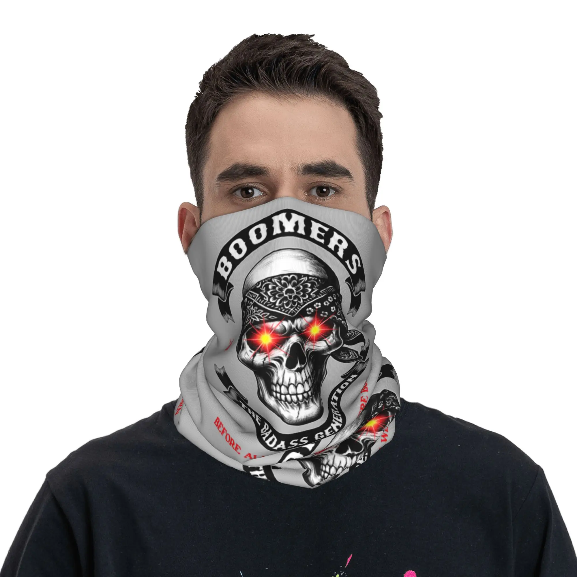 

Балаклава для женщин: тактическая маска для езды на велосипеде, рыбалки, с защитой от УФ-излучения. Серия Boomer Generation: «Дерзкие, передовыми, выше всех, кто слабонравен».