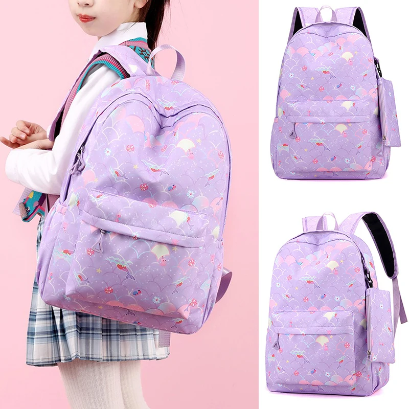 3 قطعة مجموعة KPop شيطان هنتر ظهره طالب المراهقين المدرسية فتاة مراهقة السفر التدرج Mochilas حقيبة الغداء حقيبة الظهر #5