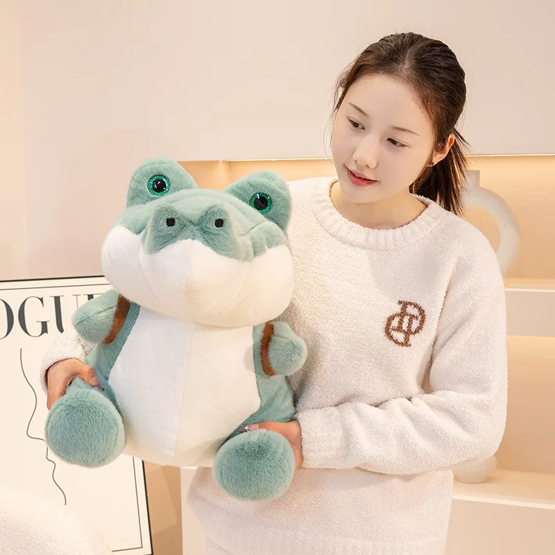 20-45CM 카와이 만화 애니메이션 악어 플러시 장난감 카와이 배낭 악어 박제 동물 어린이 귀여운 잠자는 인형 선물