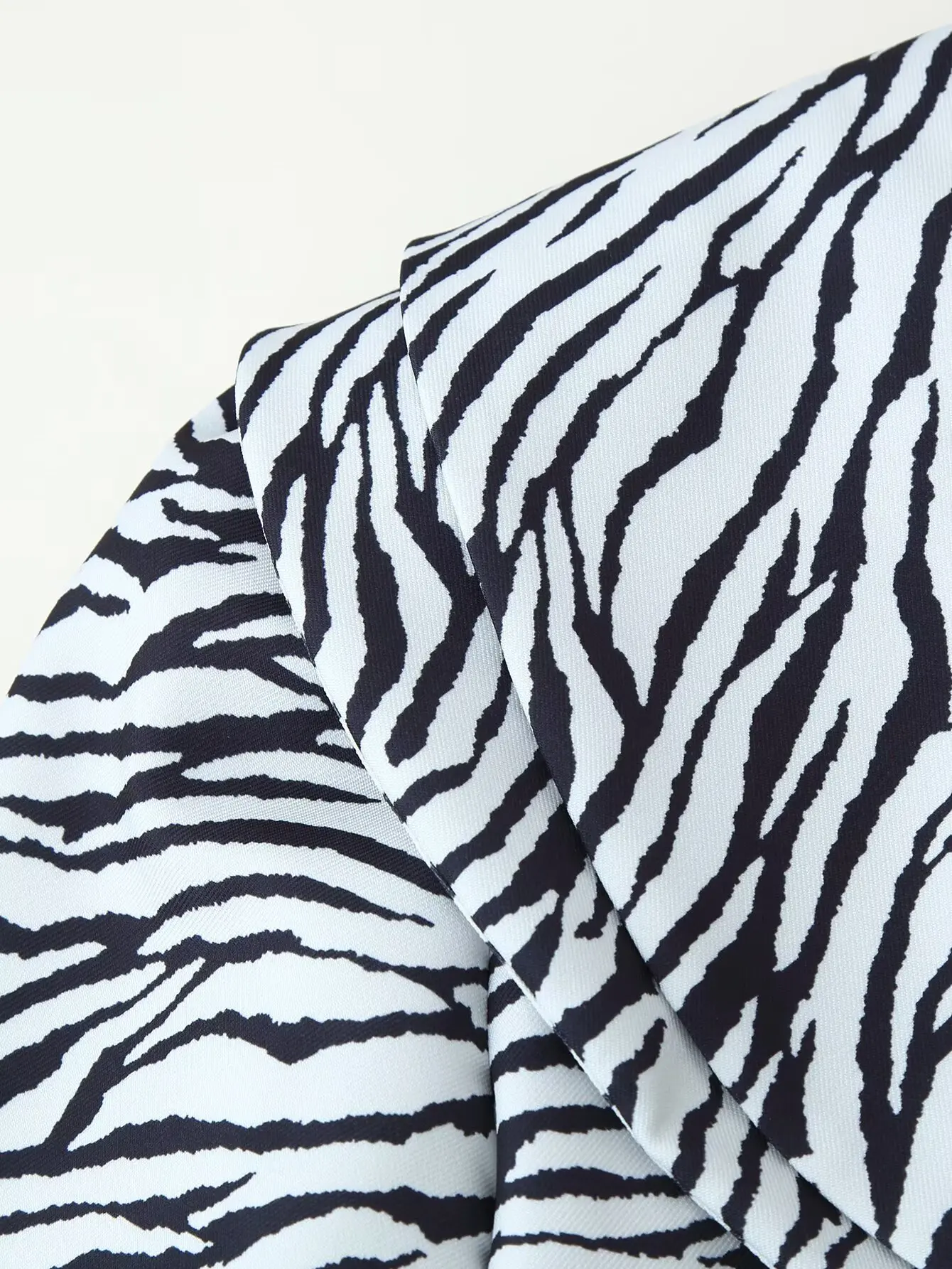 سترة تويل مطبوعة بحمار وحشي لعام 2025 أنيقة وعصرية بنمط جديد ملابس مكتبية مريحة غير رسمية متعددة الاستخدامات ملابس خارجية مغرية #5