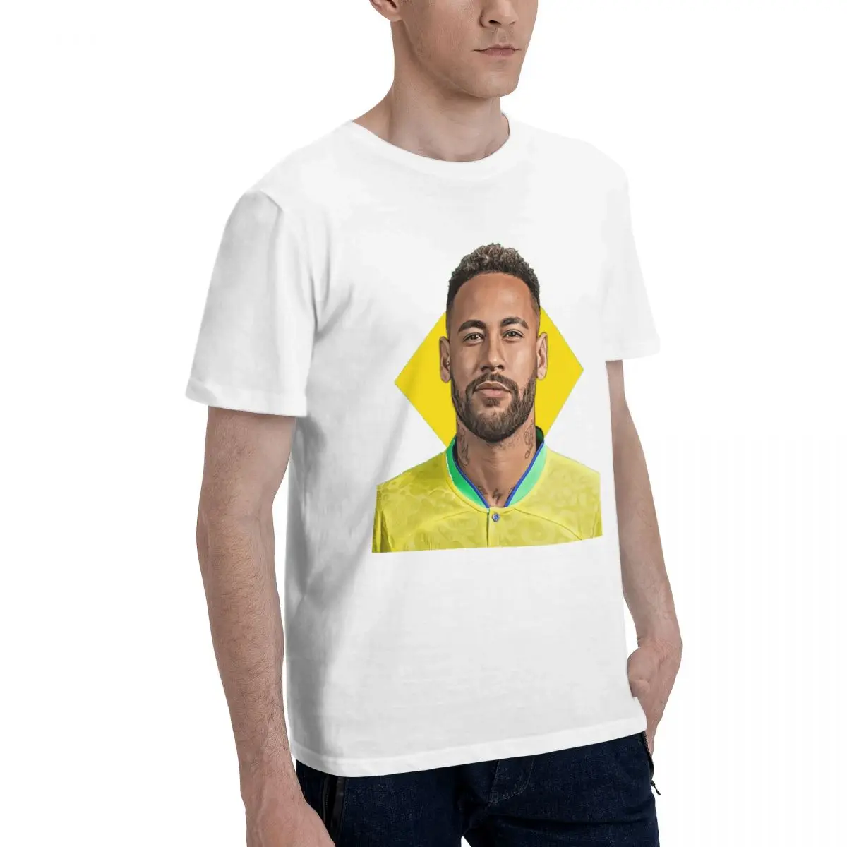 Neymar And Jr Brazil Celebrate Soccer Striker 78 Campaign Top tee Travel Kemp Funny