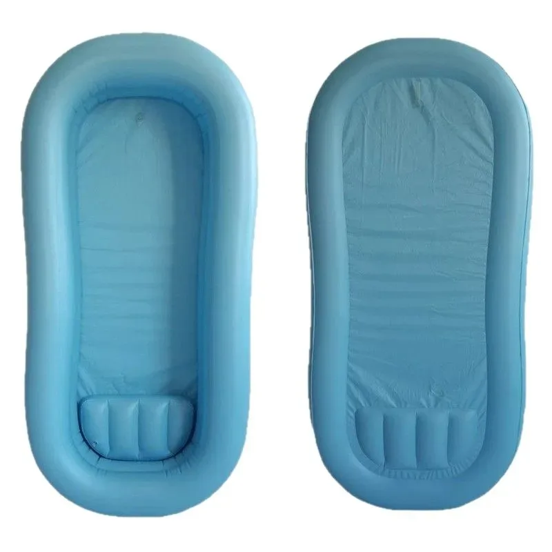 Durable Bath Nursing Bed PVC Inflatable Easy-folding Basin Adult Elderly Sick Disabled Bed Nursing Pool