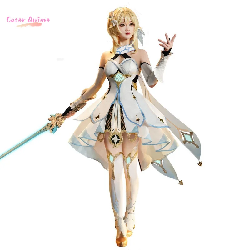 【Coser】 أزياء المسافر التأثيرية لعبة Genshin Impact موحدة للهالوين كرنفال حفلة عيد الميلاد لعب الأدوار الملابس