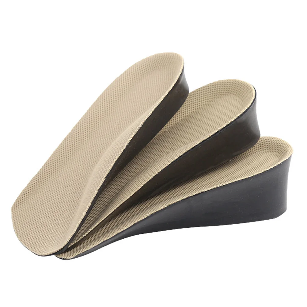 

1Pair Height Increase Insoles 3.5cm Invisible PU Shoe Lifts Heel Lift Inserts Non-Slip Shoe Pads for Sneaker Boots