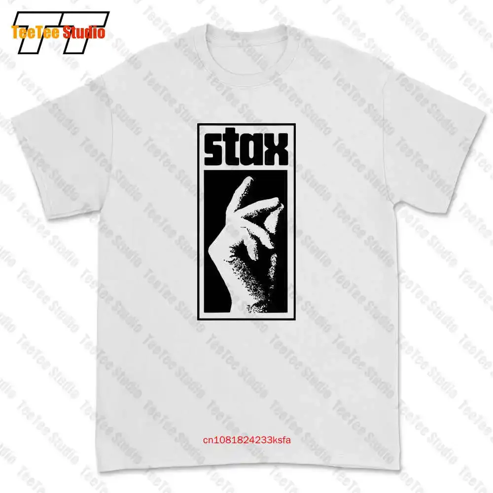 Stax Hand Logo Soul Funk Breaks Motown Label Records T-shirt Tee 723E