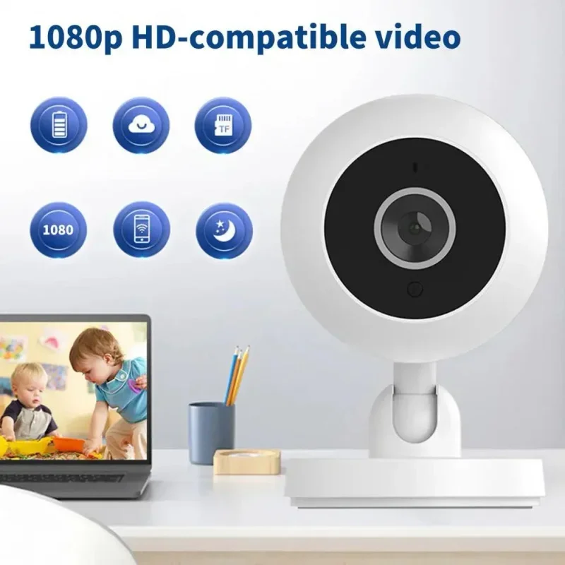 Smart mini A2 HD camera high resolution two-way intercom infrared night vision remote control WiFi 360 ° camera security monitor