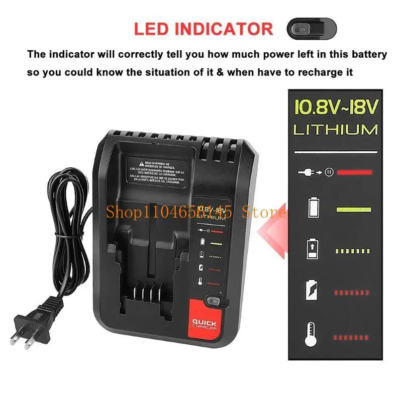 652F Replacement Battery Charger Li-ion Battery LB20 LBXR20 PCC692L BDCAC202 For  For Porter-cable For .