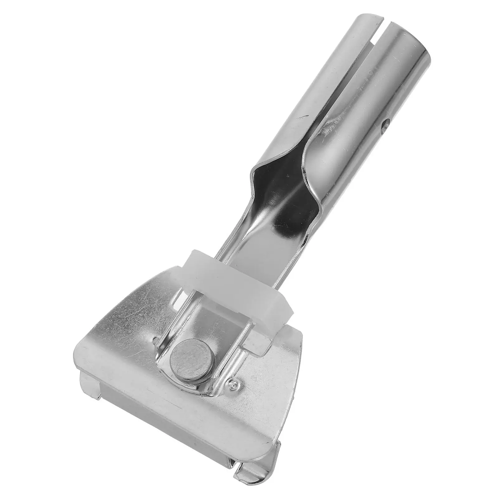 

2 Pcs Mop Dust Bar Adapter Clamp Broom Rods Clip Accessory Clips Silver Handle Threaded End