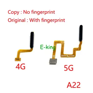 Bilashmart Samsung Galaxy A22 4G 5G Fingerprint Touch ID Power Switch ON OFF Home Button Side Key Flex Cable