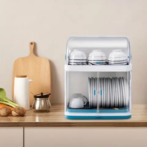 6 best sales कवर के साथ प्लेट रैक - №6