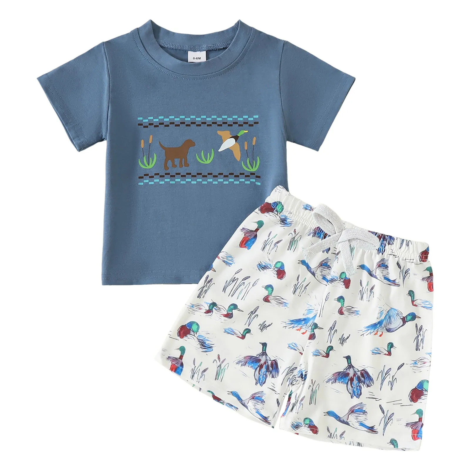 

Boys Size 3 Summer Clothes Boys Short Sleeved Shorts Suit Comfortable Breathable Fashion Casual Cartoon 3 6 Baby Boy Outfits
