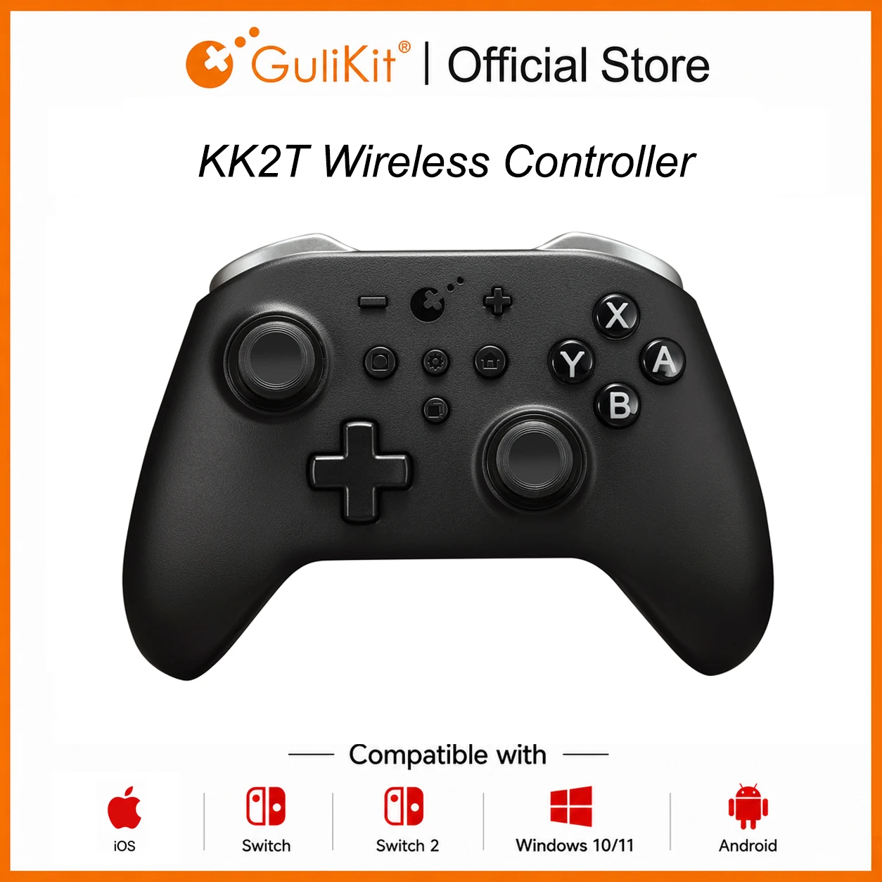 gulikit-kk2t-ワイヤレス-bluetooth-ゲームコントローラー-アンチドリフト-tmr-磁気ジョイスティック付き-windows-switch-2-steam-デッキ-ios-macos-用