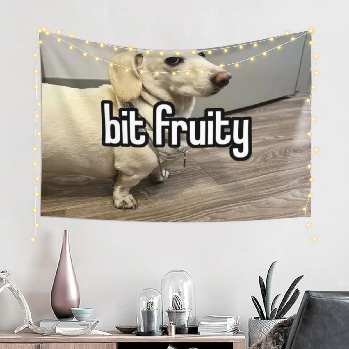 homophobic dog meme Tapestry Outdoor Decoration Wall Art House Decorations Room Decorations Aesthetic Tapestry