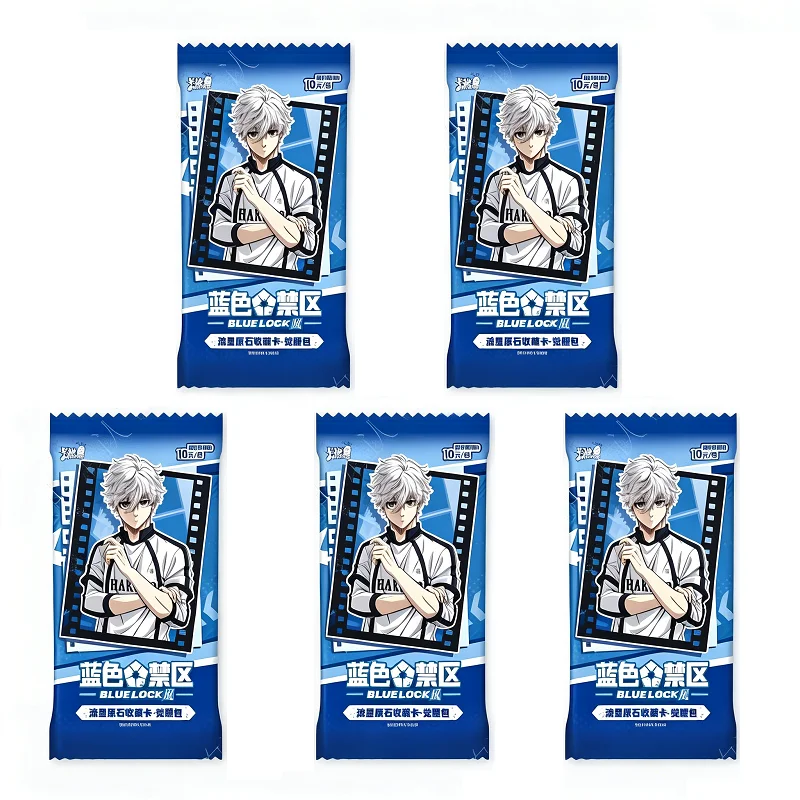  Random 5/10 Packs Blue Lock Ink Stone Awakening Photocards agi Seishiro Anime Collectible LOMO Cards for Fans