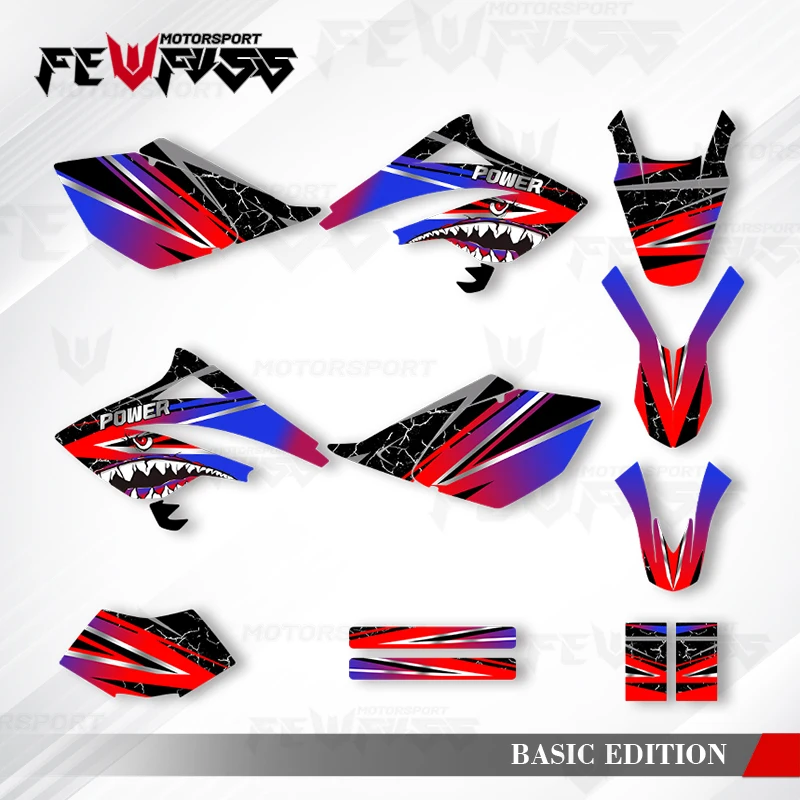 

Fewfuss Graphics Decals Stickers Motorcycle Background Custom For 2006 2007 2008 2009 2010 BETA RR 50