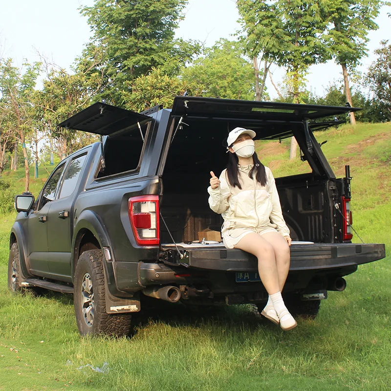 

Triton-L200/BT-50/Amarok Pickup Truck Modified Manganese Steel Three-Door High Cover Lock Anti-Theft Rear Trunk Lid
