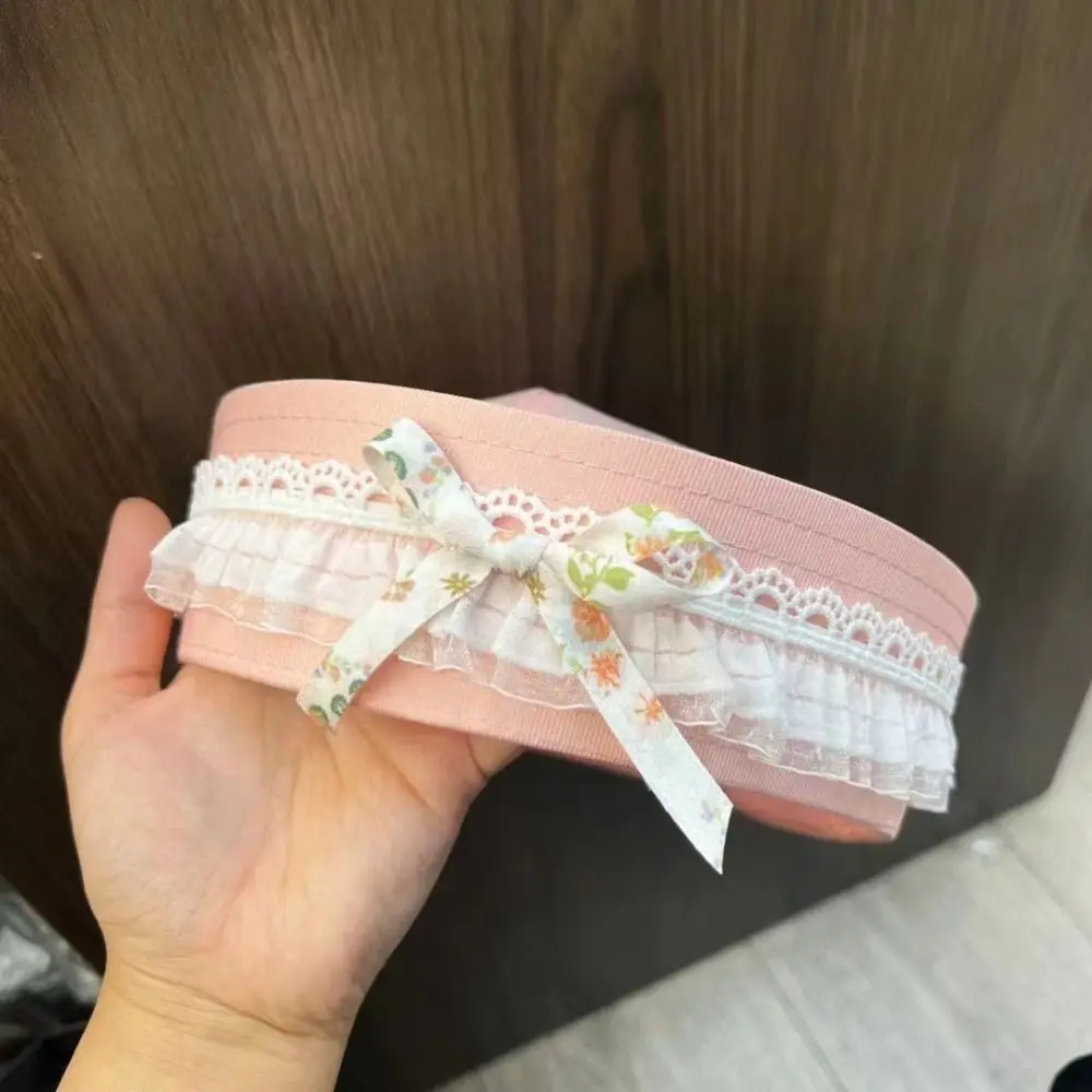 

Cute Y2k Sailor Caps Harajuku Bow Lace Navy Hat Sweet JK Berets Spice Girls