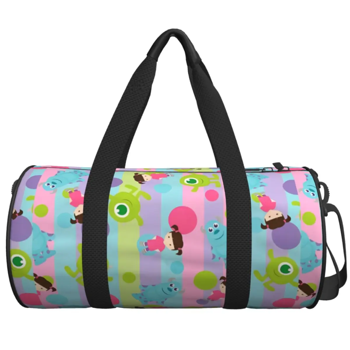 

Monsters Inc James P. Салливан Дорожная сумка Тренировочные спортивные сумки Большая спортивная сумка в стиле ретро Мужская портативная сумка для фитнеса на заказ