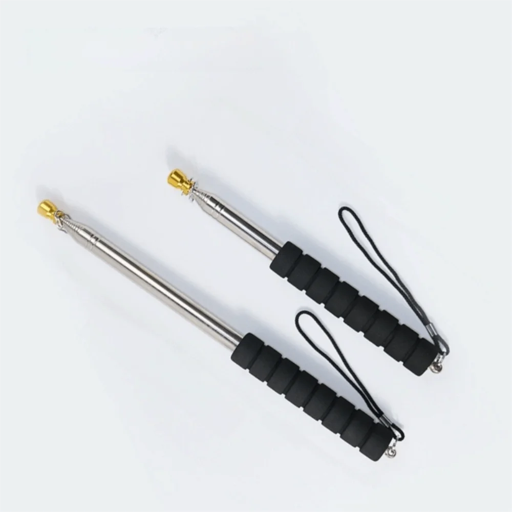 200/250/300cm Telescopic Flagpole Anti-slip EVA Handle Stainless Steel Handheld Flag Pole Handheld Waving Flagpole