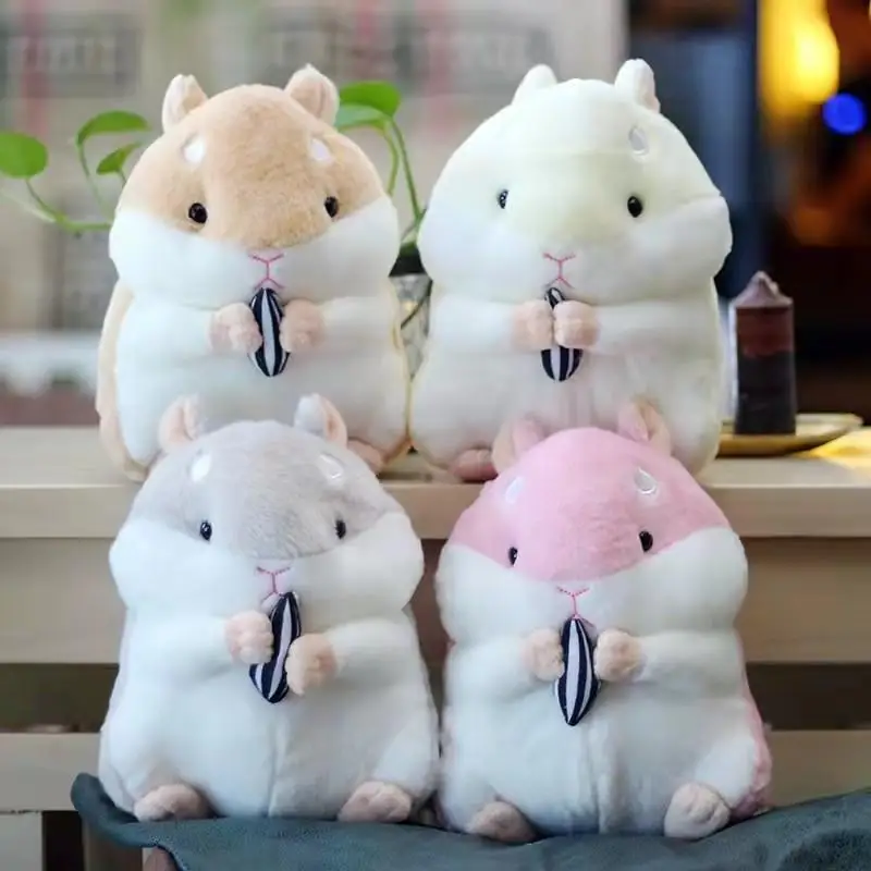 

Hamster Doll Plush Toy Pendant Year of the Rat Gift for Girls Mouse Figure Soft EVA Material Unisex Cute Animal Toy