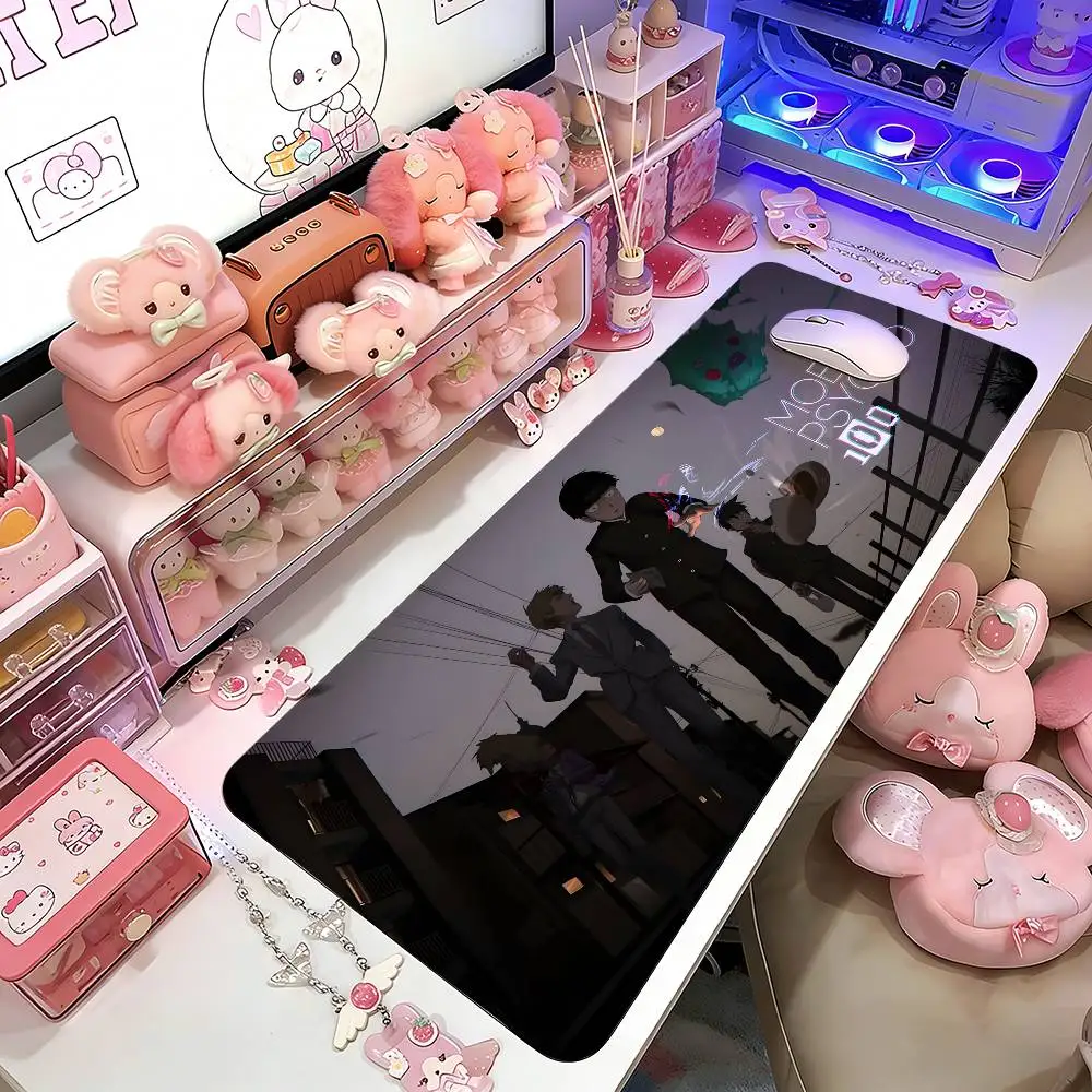 M-Mob P-Psycho 100 II Mouse Pad Gaming Deskmat Sakura Mousepad Anime Office Carpet Gamer Keyboard Computer Desks