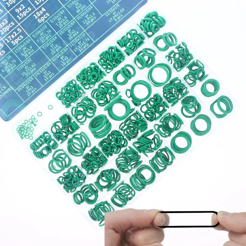 

595/1020 шт. автомобильные прокладки для сантехнических кранов переменного тока, уплотнительные кольца для компрессора автомобильного кондиционера, уплотнительное кольцо из нитриловой резины, комплект уплотнительных колец