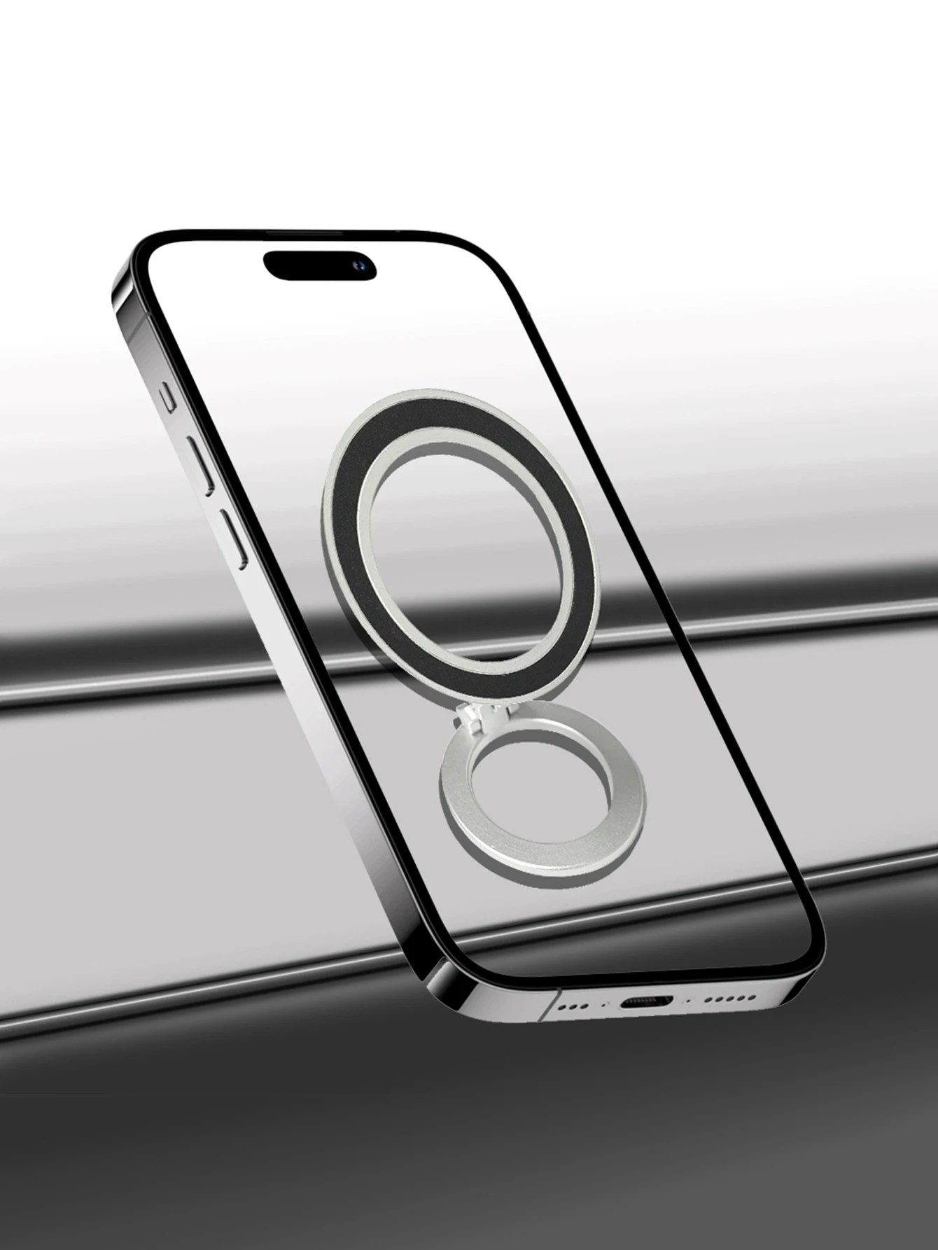 Für magnetischen Fingerschließe, 3 Abschnitte, doppelseitige magnetische Saugkraft, 1 Stück, ultraleicht und ultradünn, starke Saugkraft, drehbar, 360 Grad ° – Detail 4