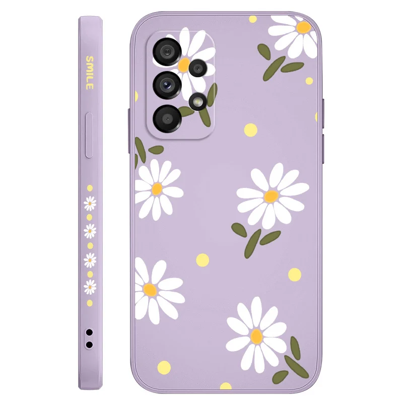 

Elegant Daisy Case For Samsung Galaxy A73 A53 A33 A23 A13 A03 A72 A52 A52S A32 A22 A12 A02 A02S A71 A51 A31 A21S 4G 5G Cover