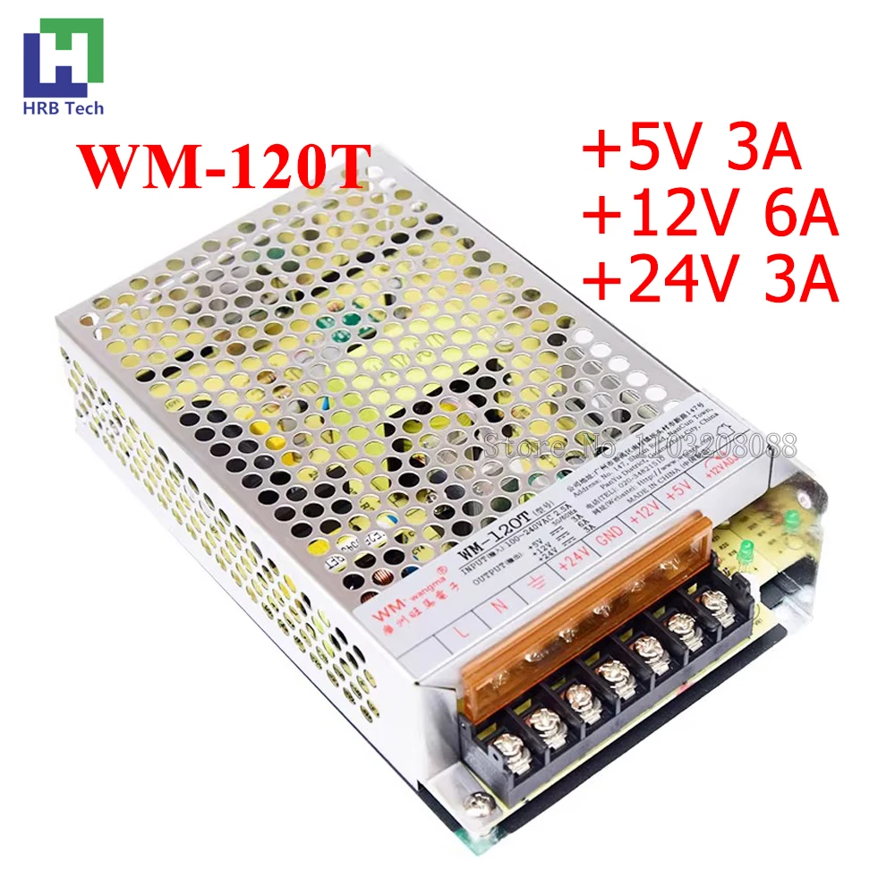 

Новый аркадный источник питания WM-120T, детали питания торгового автомата для игрового шкафа Pandora Box, универсальный DC5V 12V 24V AC100 ~ 240V