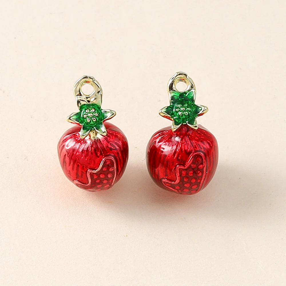 5pcs Cute Fruit Charms for DIY Jewelry Making